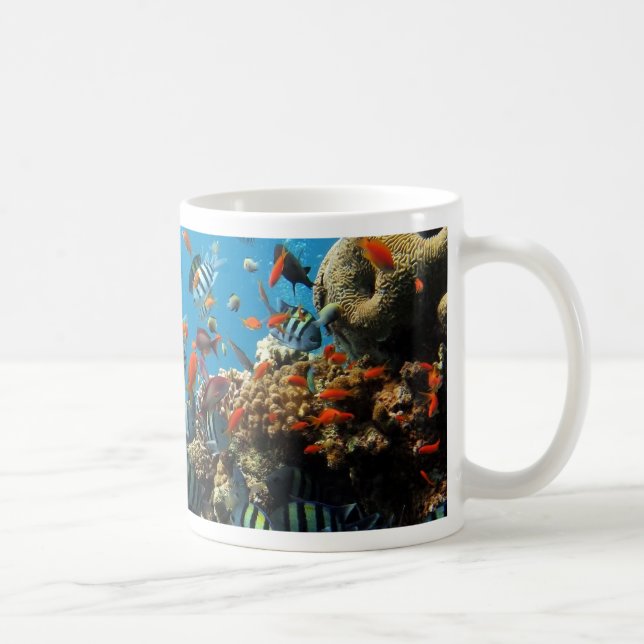 Korallrevfisk Naturescape Kaffemugg (Höger)