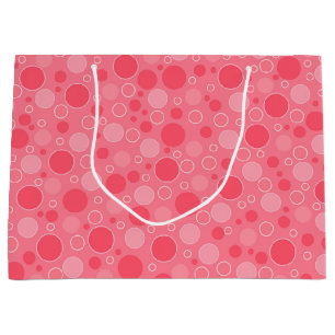 Korallröda toner med polka dots i reflexer
