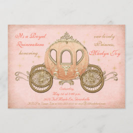 KorallsagaPrincess Quinceanera Inbjudan