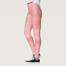 Korallvågsfärg, penshstroks leggings