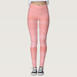 Korallvågsfärg, penshstroks leggings