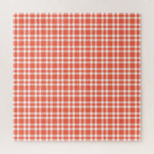 Korallvit rutig mönster