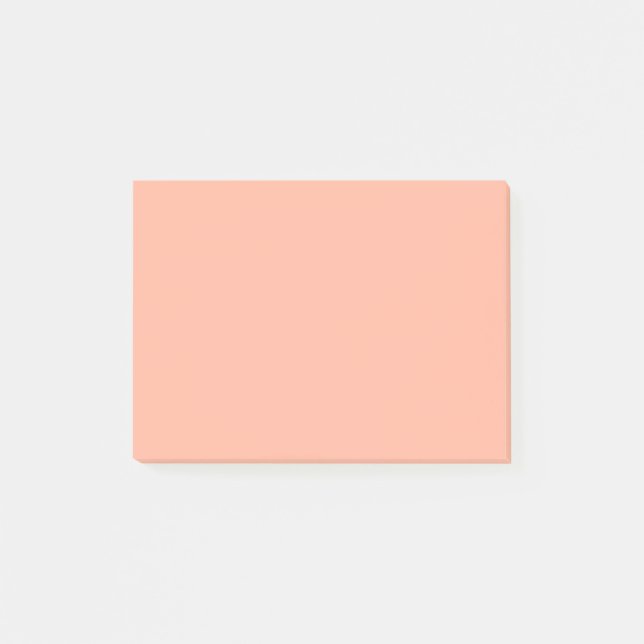Koralpersika Enfärgad Post-it Block (Framsida)