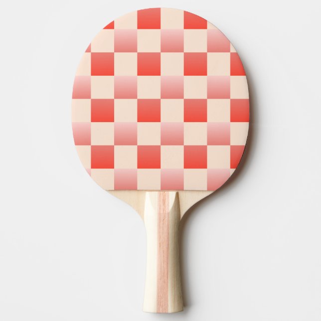 Koralpersikogradient Rutig Pingisracket (Framsidan)