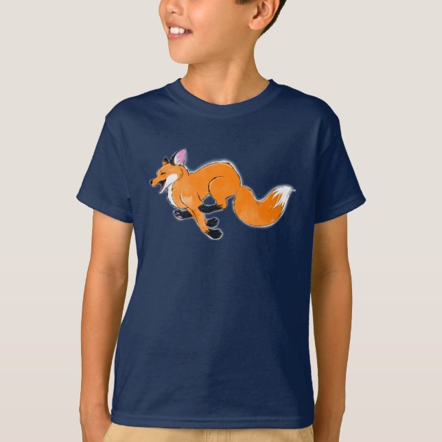 Körande fox T-shirt (Framsida)