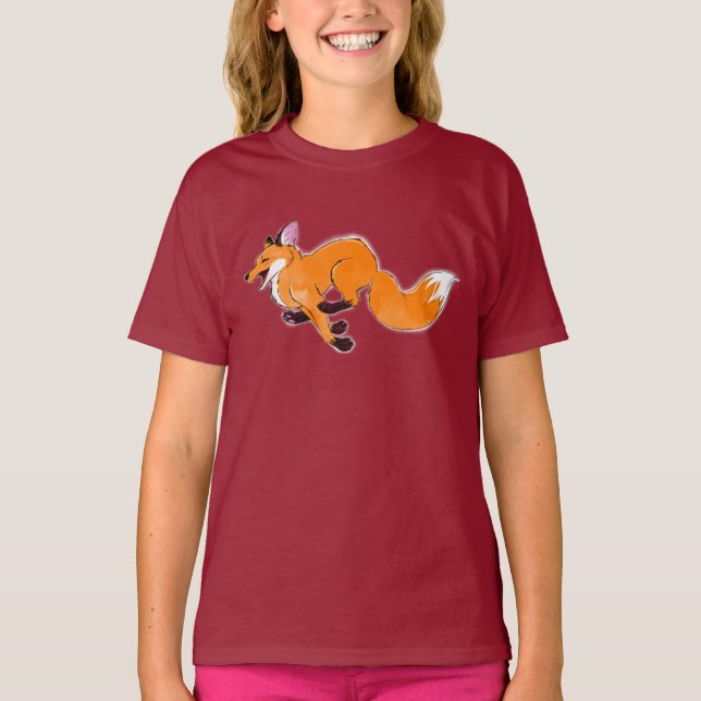 Körande fox T-shirt (Framsida)