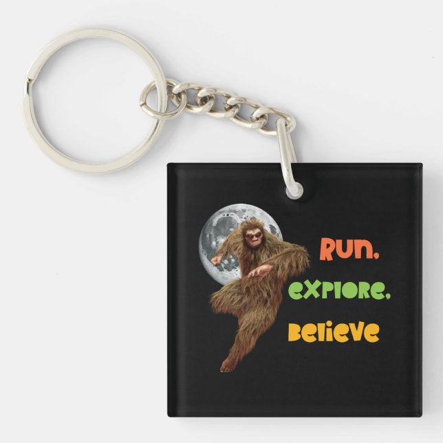 Körande Sasquatch Äventyr Tro Design (Framsidan)