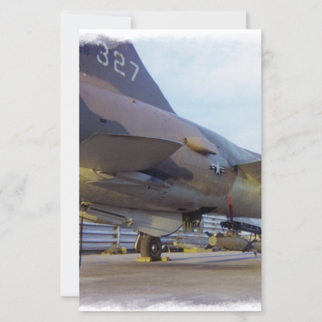 Korat AFB Thailand 1968  F-105  A1 Tryck (Framsida)