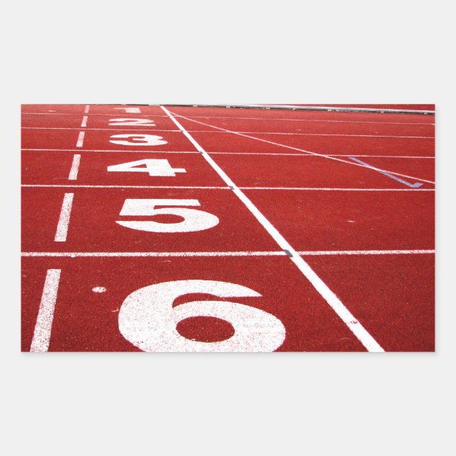 Körbaneklister Rektangulärt Klistermärke (Framsida)