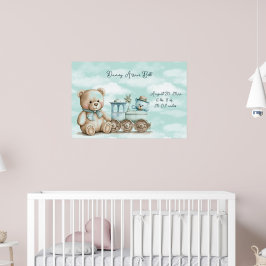 Körbasket med leksaker för babypojkar  poster