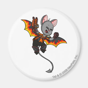 Korbat spökade skogenspelare magnet