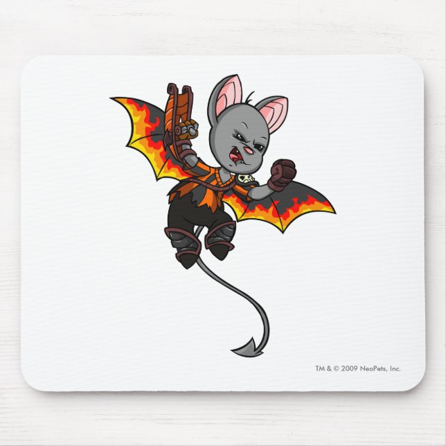 Korbat spökade skogenspelare musmatta (Framsidan)