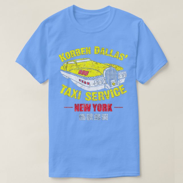 Korben Dallas Taxi TShirt T Shirt (Design framsida)