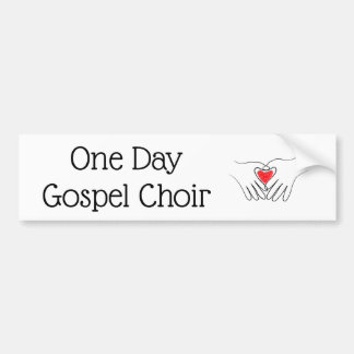 Körbildekal för dag gospel bildekal