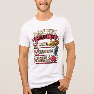 Körbränslechecklista | Rolig löparhumor T Shirt