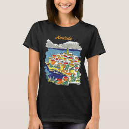 Korcula, Teckning T Shirt