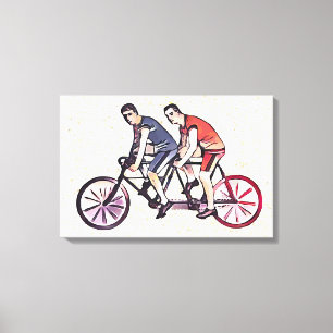 Körcykel Canvastryck