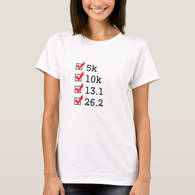 Körde slutligen maratonen tröja (Framsida)