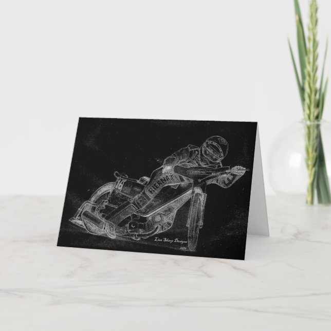 kordesigner. speedwaybikeonblack kort (Framsida)