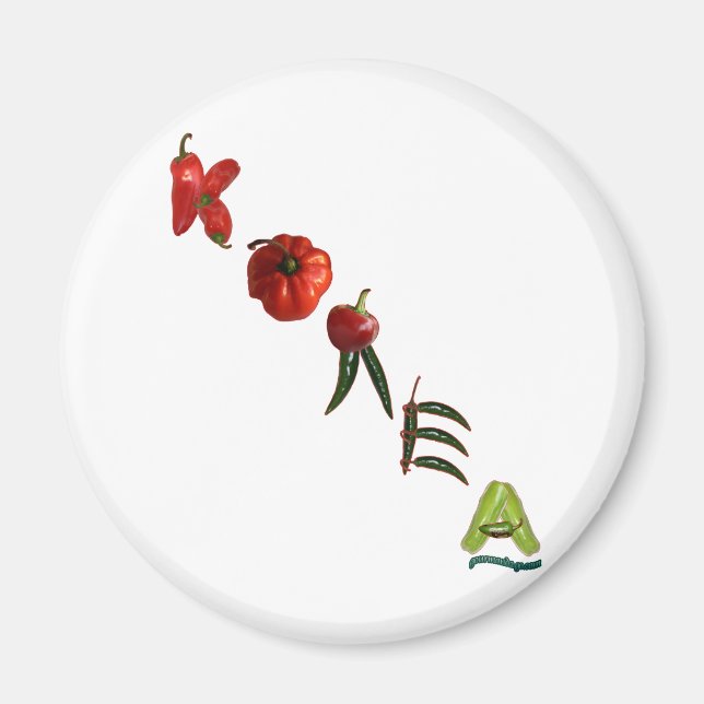Korea Chili Peppers Magnet (Framsidan)