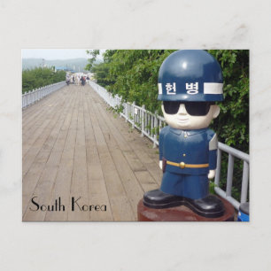 Korea Dmz bridge Vykort