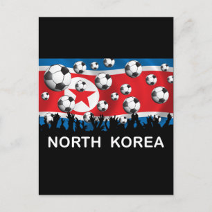 Korea DPR Football Vykort
