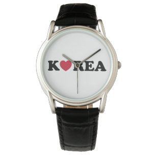 Korea Kärlek Heart Armbandsur