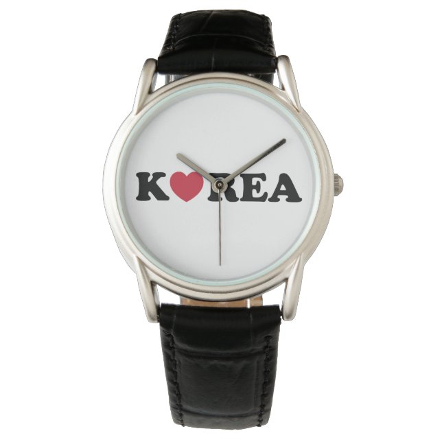 Korea Kärlek Heart Armbandsur (Framsida)