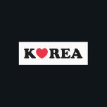 Korea Kärlek Heart Canvastryck<br><div class="desc">Korea Kärlek Heart Globe Trotters specialiserar sig på idiosynkratiskt bildmaterial från hela världen. Här hittar du unika hälsningskort,  vykort,  Poster,  Mousepads med mera.</div>