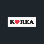 Korea Kärlek Heart Canvastryck<br><div class="desc">Korea Kärlek Heart Globe Trotters specialiserar sig på idiosynkratiskt bildmaterial från hela världen. Här hittar du unika hälsningskort, vykort, Poster, Mousepads med mera.</div>