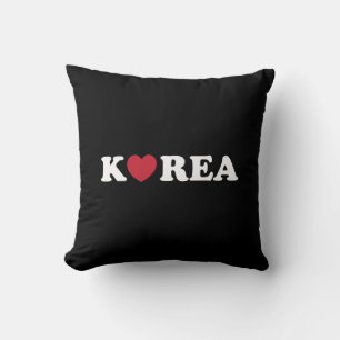 Korea Kärlek Heart Dekorativ kudde