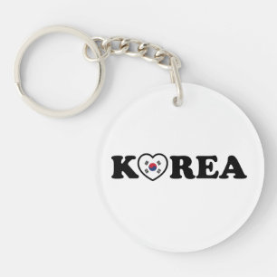 Korea Kärlek Heart Flagga