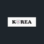 Korea Kärlek Heart Flagga Canvastryck<br><div class="desc">Korea Kärlek Heart Flagga Globe Trotters specialiserar sig på idiosynkratiskt bildmaterial från hela världen. Här hittar du unika hälsningskort,  vykort,  Poster,  Mousepads med mera.</div>