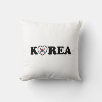 Korea Kärlek Heart Flagga