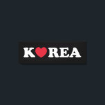 Korea Kärlek Heart-Kanvastrycket Canvastryck<br><div class="desc">Korea Kärlek Heart Globe Trotters specialiserar sig på idiosynkratiskt bildmaterial från hela världen. Här hittar du unika hälsningskort,  vykort,  Poster,  Mousepads med mera.</div>