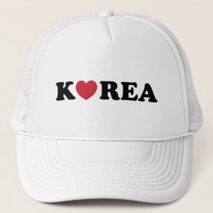 Korea Kärlek Heart Keps