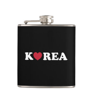 Korea Kärlek Heart-kolv Fickplunta