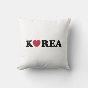 Korea Kärlek Heart Kudde