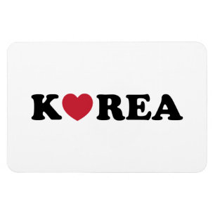 Korea Kärlek Heart Magnet