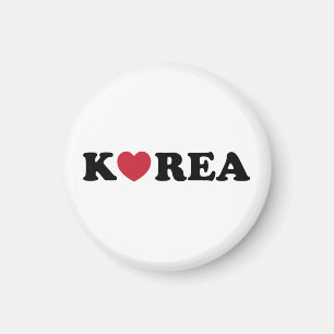 Korea Kärlek Heart Magnet