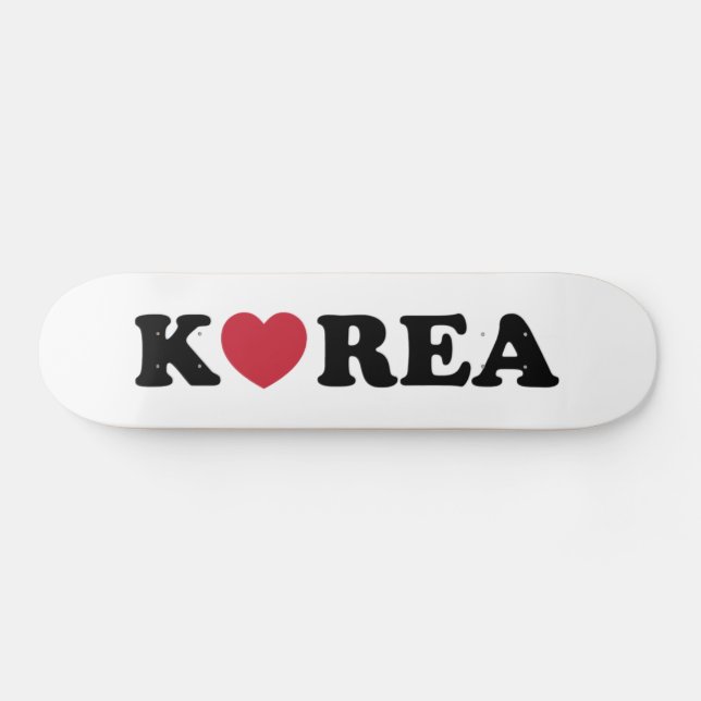 Korea Kärlek Heart Mini Skateboard Bräda 18,5 Cm (Horz)