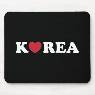 Korea Kärlek Heart Mouse Pad Musmatta