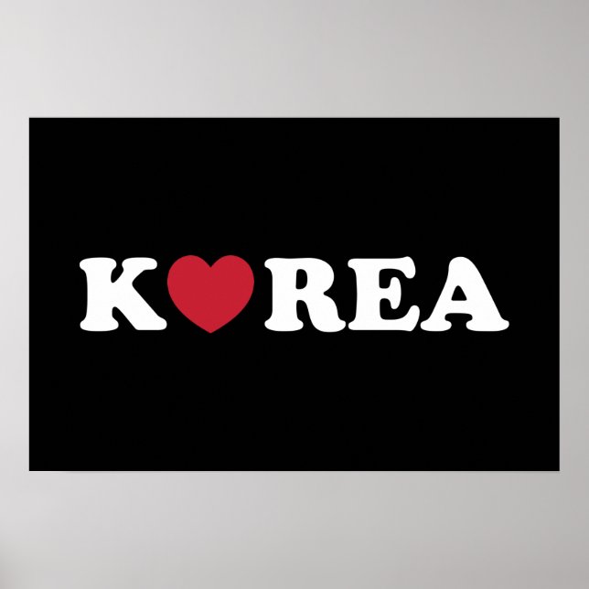Korea Kärlek Hjälte Affisch (Framsidan)