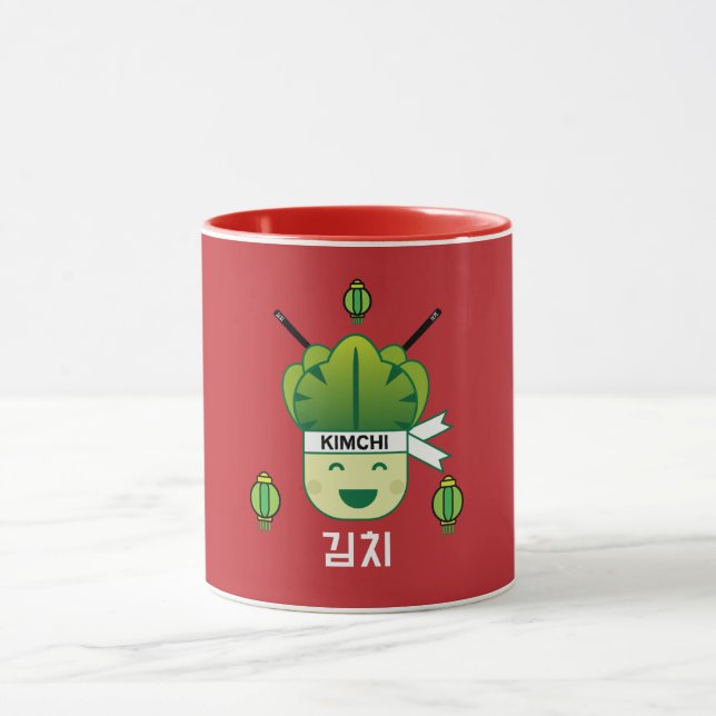 Korea Kimich Healthy Cabbage Food Probiotics Apr Mugg (Center)