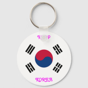 KOREA knäppas stilnyckelringen Nyckelring