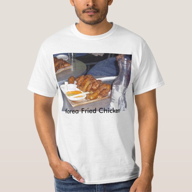 Korea stekt kyckling t-shirt (Framsida)