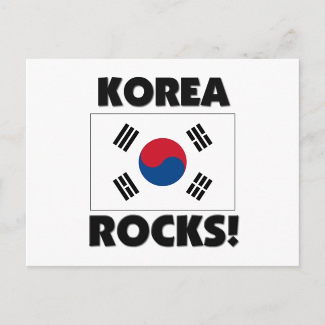 Korea Sten Vykort (Framsida)