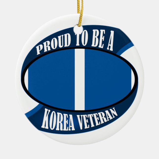 Korea Vet Julgransprydnad Keramik (Framsidan)