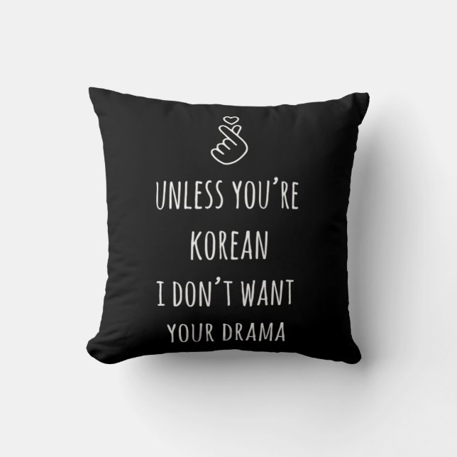 Korean Drama KDrama Merchandise Kdrama Gifts Merch Kudde (Framsida)
