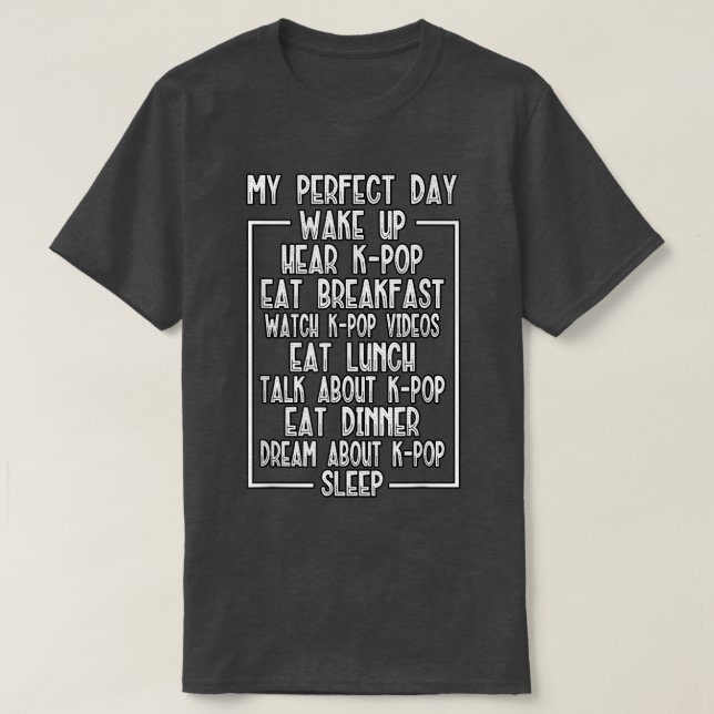 Korean Pop Music Kpop1538 T Shirt (Design framsida)